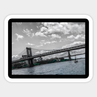 Double Bridges NYC Sticker